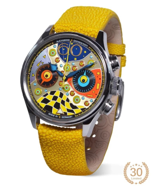 nramkov hodinky ALEXANDER SHOROKOHFF model Crazy Eyes AS.LCD-CRS01